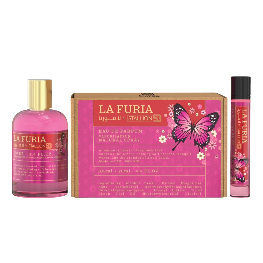 SET EMPER LA FURIA BY STALLION 53 EDP 100ML EDP 20ML