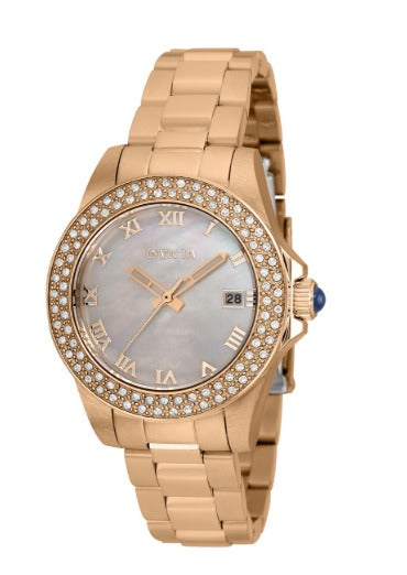 Invicta Angel  Mother of Pearl Dial - 34mm, Rose Gold